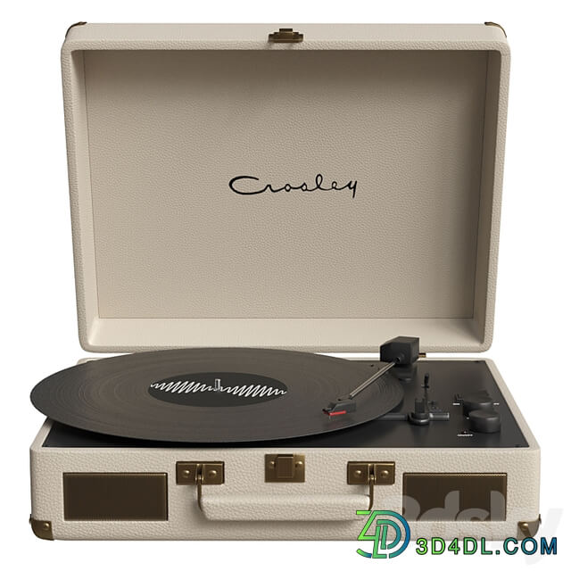 Cream Crosley Cruiser Vinyl Turntable