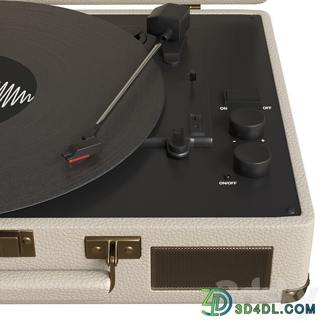 Cream Crosley Cruiser Vinyl Turntable
