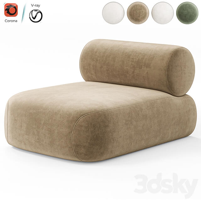 Oscar armchair by Meridiani