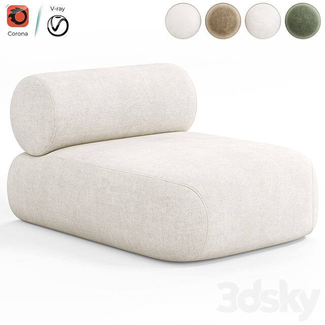 Oscar armchair by Meridiani