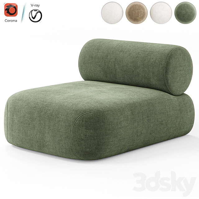 Oscar armchair by Meridiani