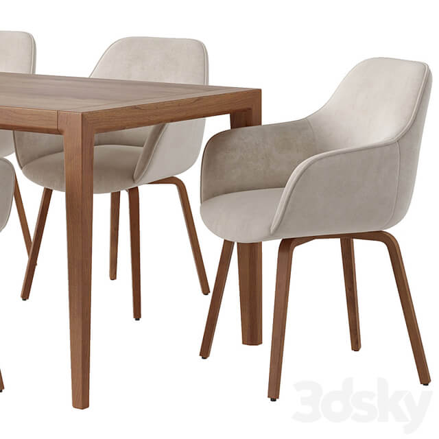 Aleli Chair.Kave Home, Table Nizou AM.PM