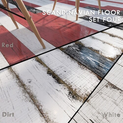 Other decorative objects Scandinavian floor set 4 