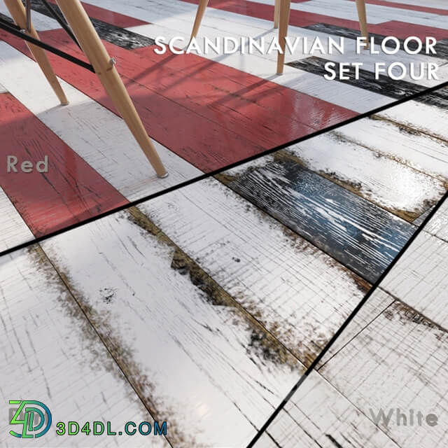 Other decorative objects Scandinavian floor set 4