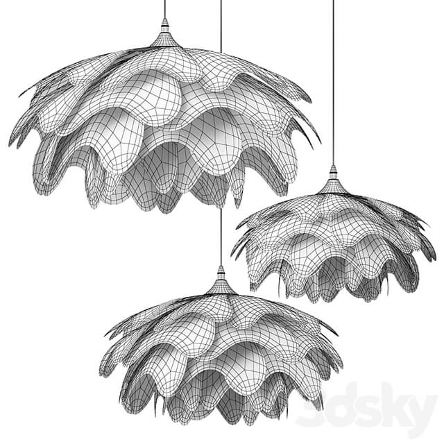 Flower Shaped Pendant Lamp