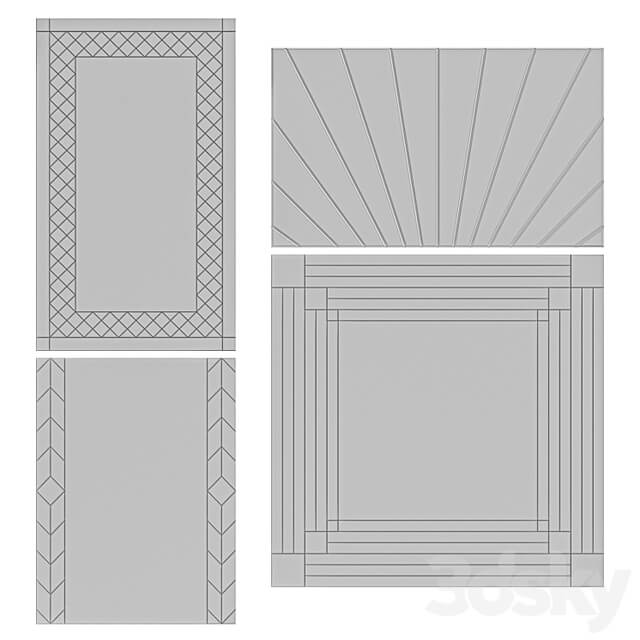 Mirror panel Miralls