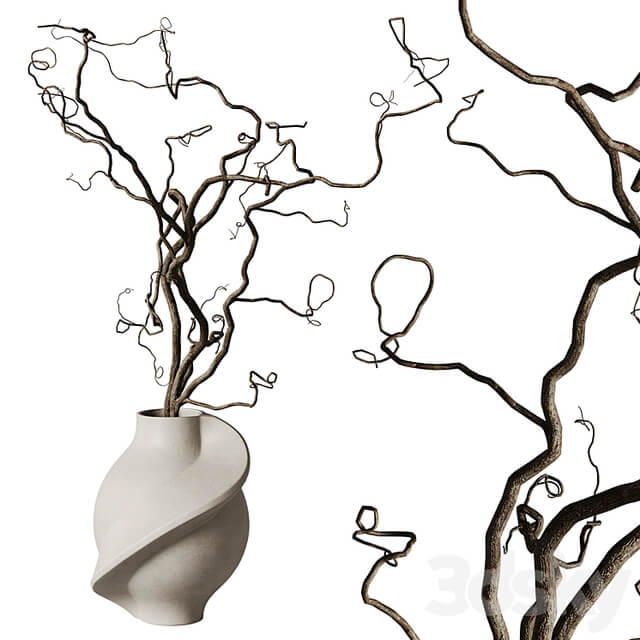 Louise Roe Pirout vase with branches