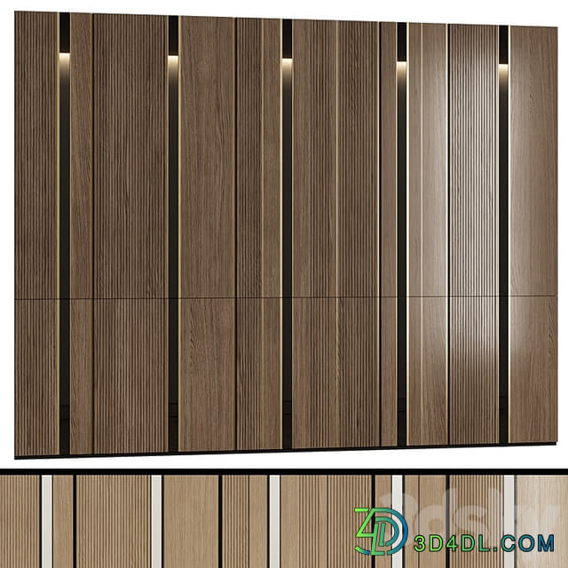 Modular wall panels in a modern minimalist style 5