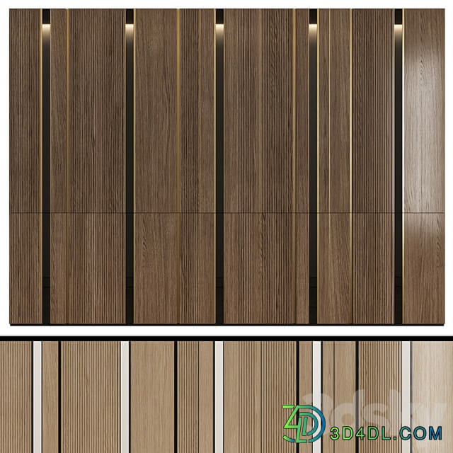 Modular wall panels in a modern minimalist style 5