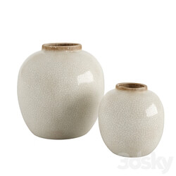 Crackle effect vase 