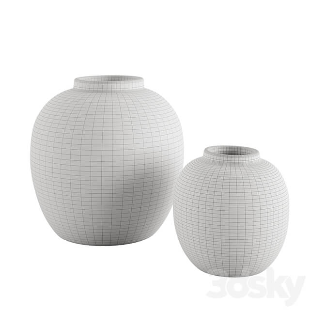Crackle effect vase