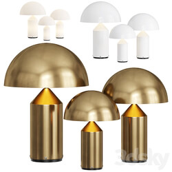 Atollo table lamp by Oluce 