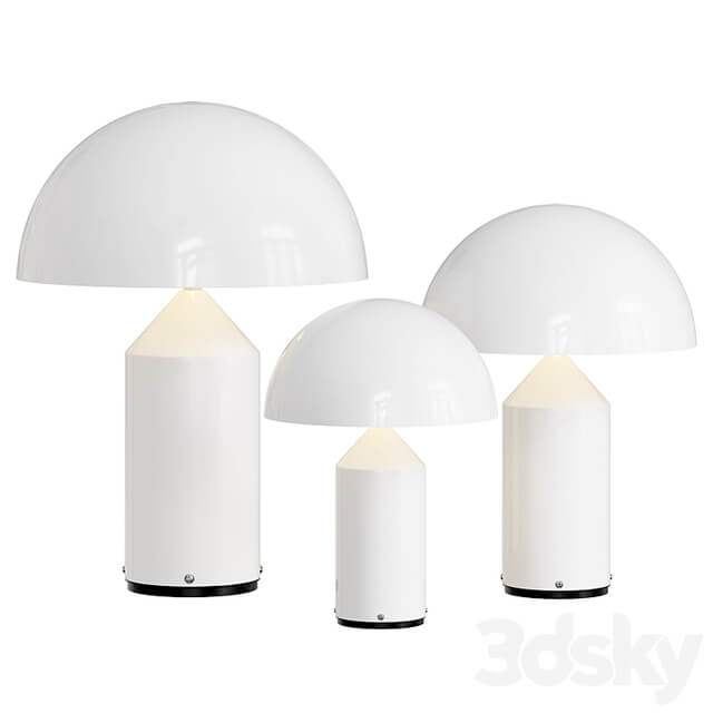 Atollo table lamp by Oluce