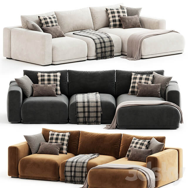 Frances Three Seater Corner Sofa