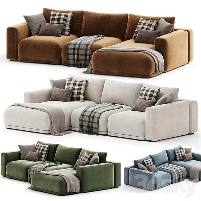 Frances Three Seater Corner Sofa