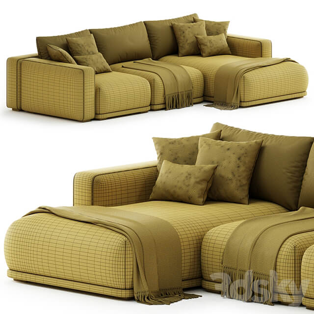 Frances Three Seater Corner Sofa