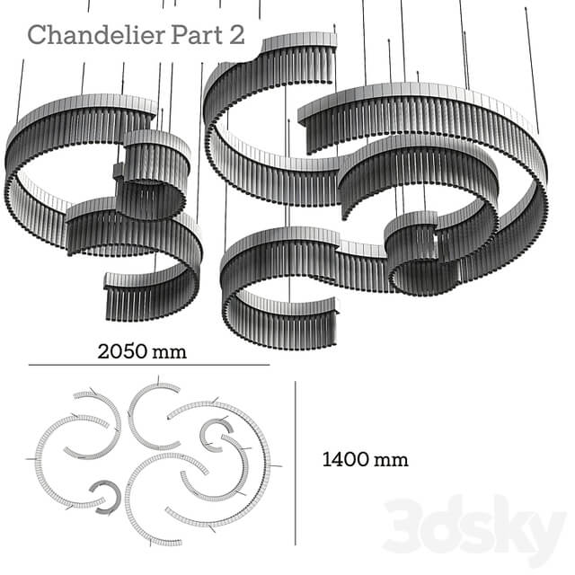 Designer pendant lamp for bedroom 202