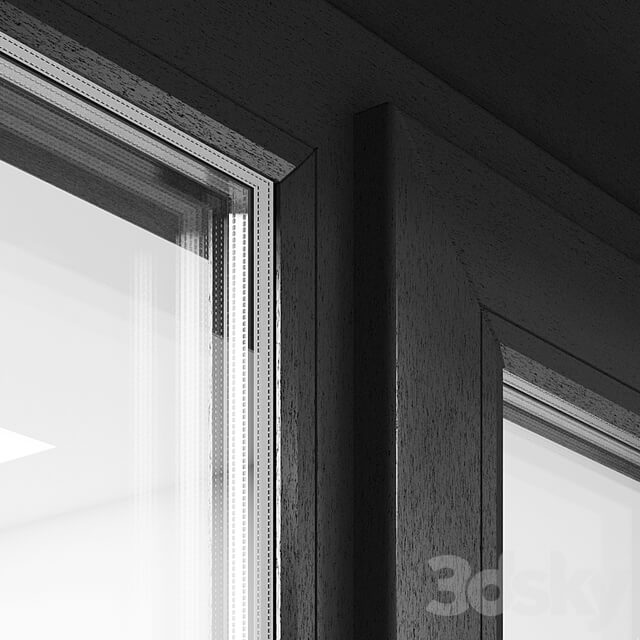 Set of windows and loggias (minimalism)