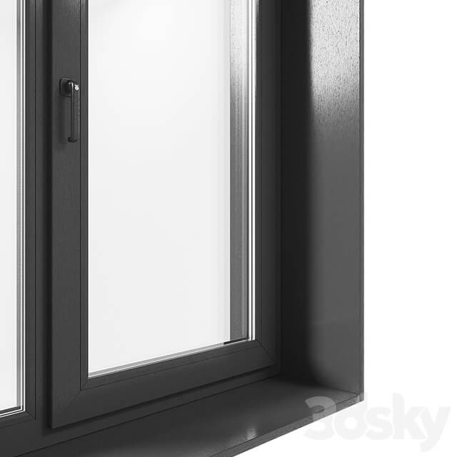 Set of windows and loggias (minimalism)