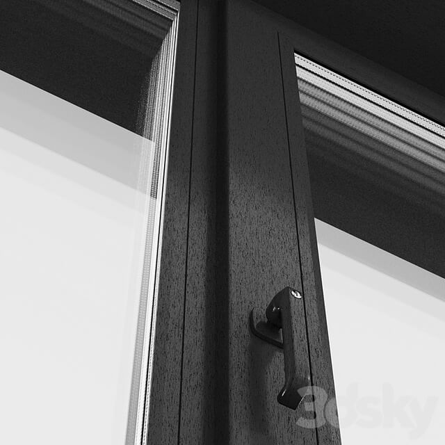 Set of windows and loggias (minimalism)