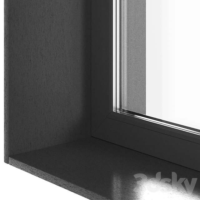 Set of windows and loggias (minimalism)