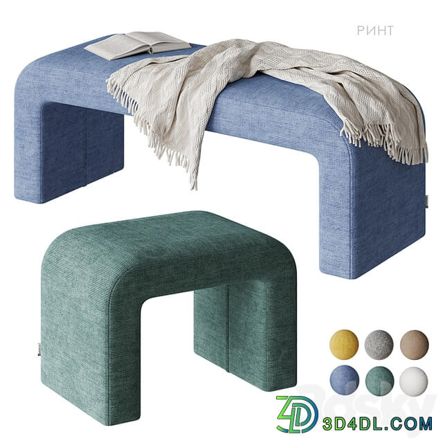 Rint pouf bench divan.ru