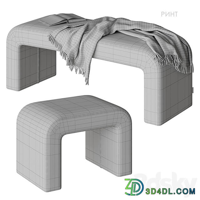 Rint pouf bench divan.ru