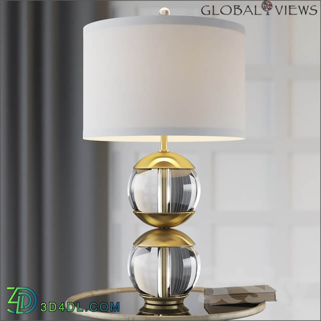 Global Views Capped Table Lamp