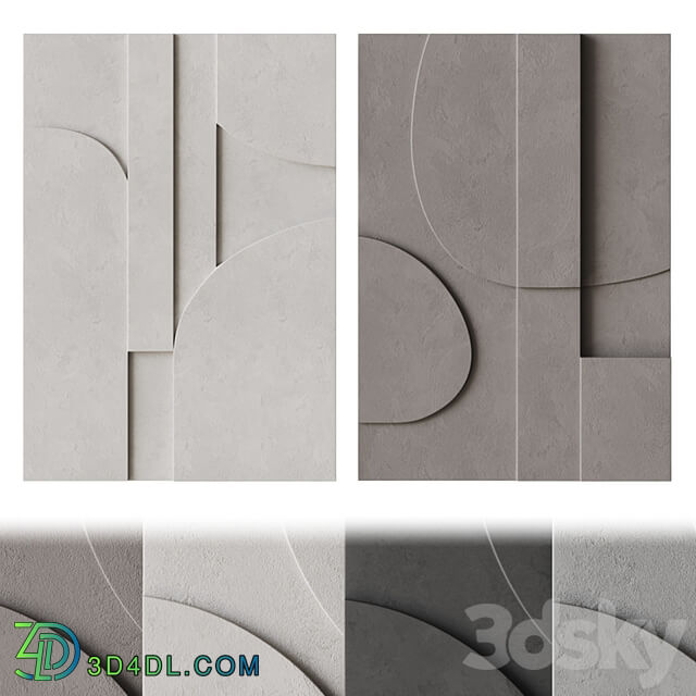 Decorative 3D panel