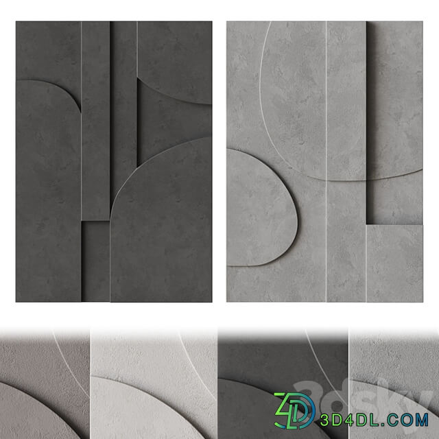 Decorative 3D panel