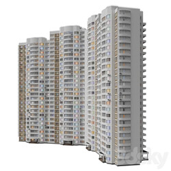 Kope M sail 23 25 floors 4 sections corner 