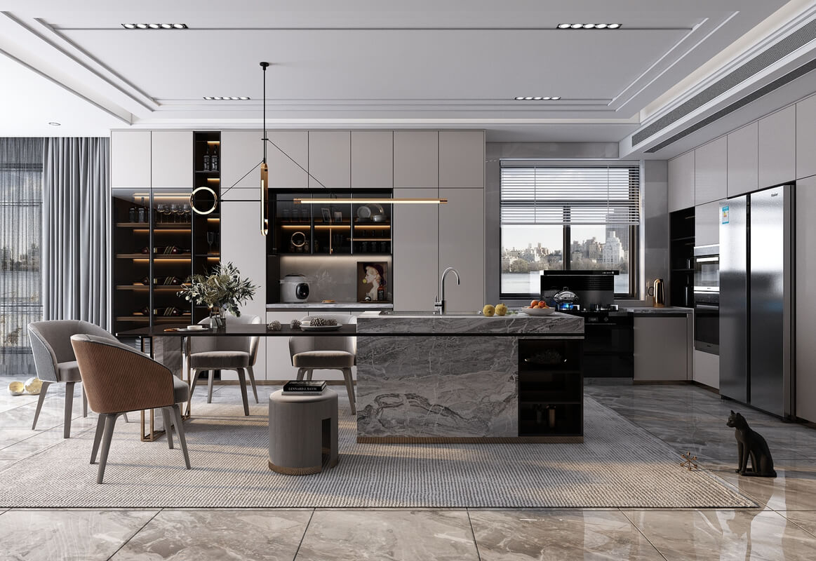  Kitchen Model By Huy Hieu Lee