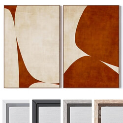 Set of large wall paintings 2891 