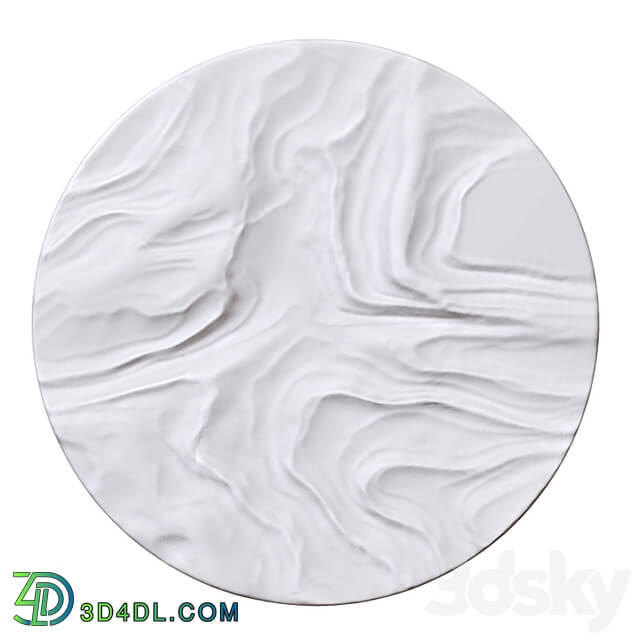 Round abstract panel