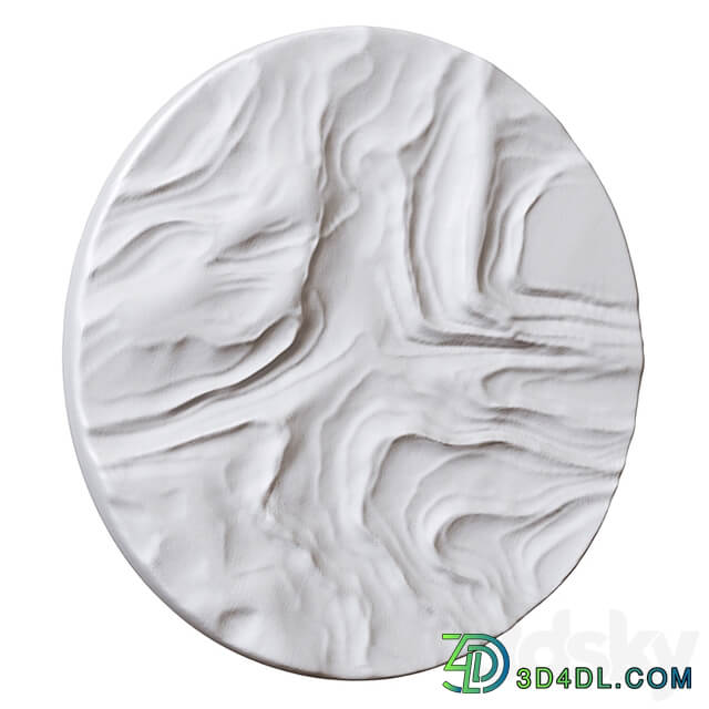 Round abstract panel