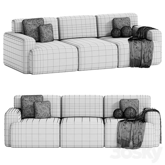 Bonent Sofa Velvet Eclipse