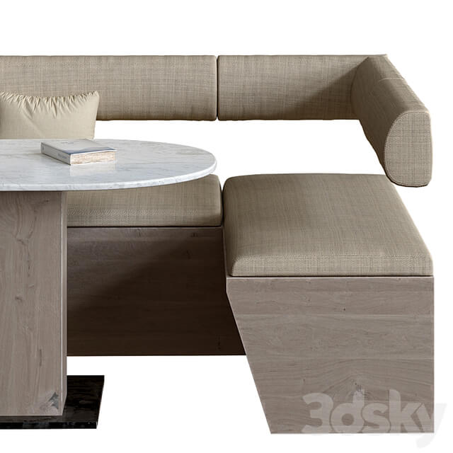 Corner sofa for the kitchen