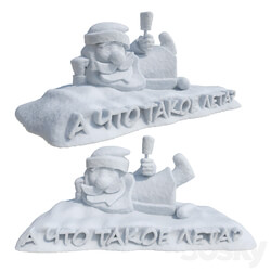 Snow sculpture 