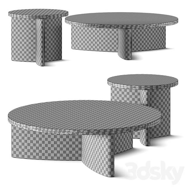 Four Hands Toli Travertine Coffee Table