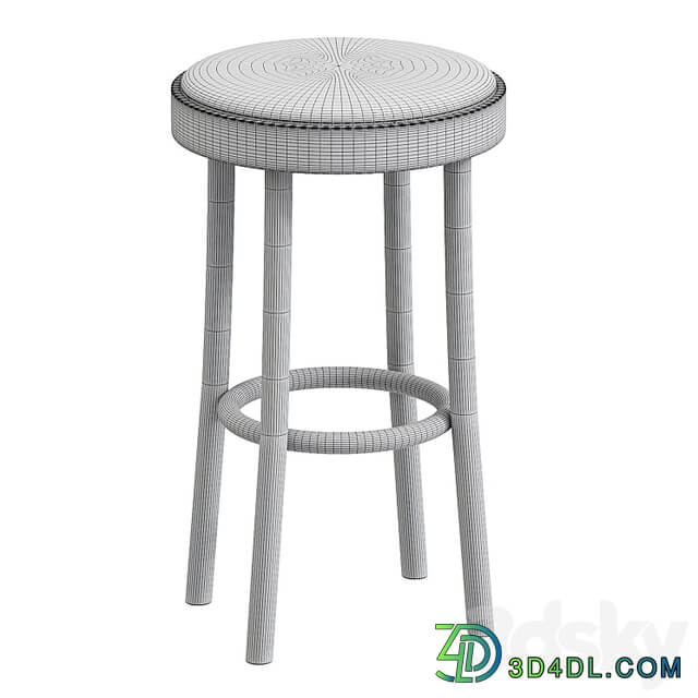 822 | Stool with integrated cushion By TON