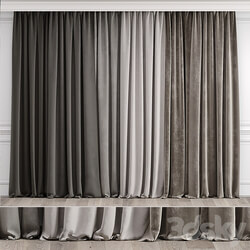 Curtains with moldings 538C 