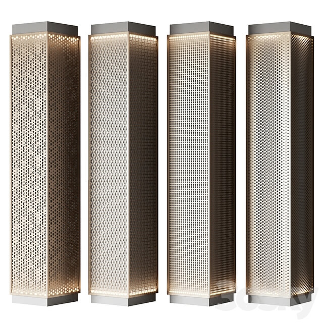 Metal columns with perforation No. 3
