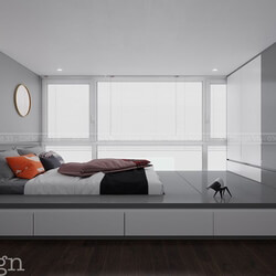 3D Interior Scene File 3dsmax Bedroom 171 By PhanThanhDuong  