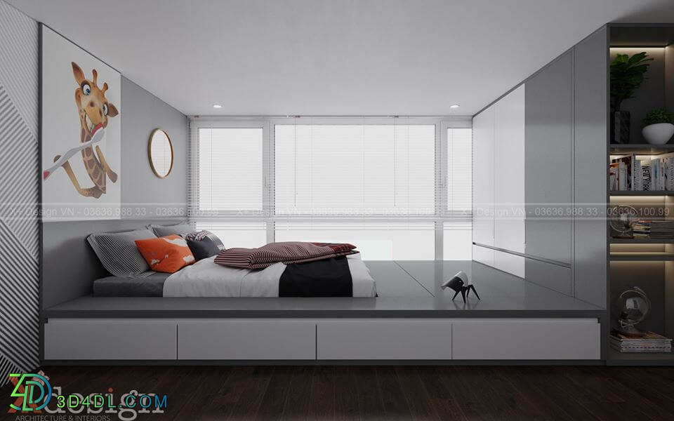 3D Interior Scene File 3dsmax Bedroom 171 By PhanThanhDuong 