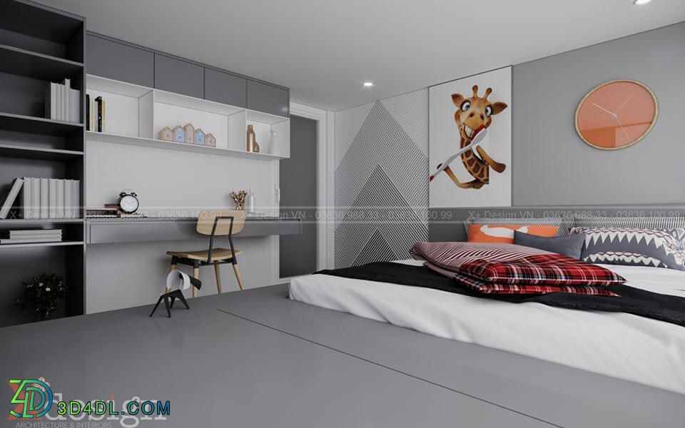 3D Interior Scene File 3dsmax Bedroom 171 By PhanThanhDuong 