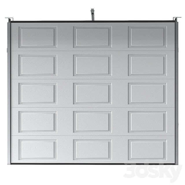 Sectional garage doors