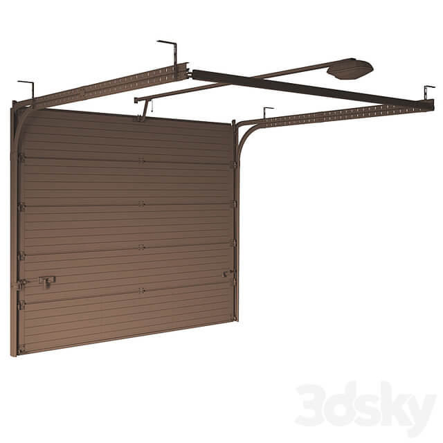Sectional garage doors