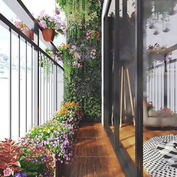  Hanging Flowers Plant Ivy 11098 