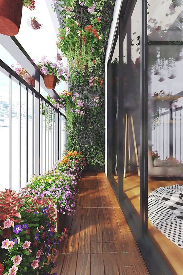  Hanging Flowers Plant Ivy 11098