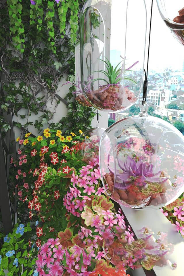  Hanging Flowers Plant Ivy 11098